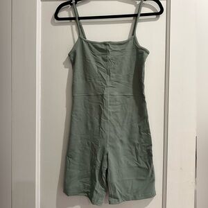 Light green athletic bodysuit